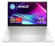 HP Pavilion 15.6" Laptop, AMD Ryzen 7 7730H Processor, 16GB RAM, 512GB SSD, AMD Radeon Graphics, FHD Display, Up to 8hrs battery, Win 11, Audio by B&O, Natural Silver,15-eh3000sa