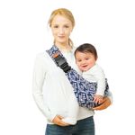 Baby Sling Carrier,Baby Carrier Newborn to Toddler, Adjustable Toddler Carrier, Anti-Slip Hip Seat Portable Carrier,Carrying 10-30 lbs(Blue Sailboat)