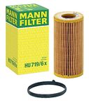 MANN-FILTER HU 719/6 x Oil Filter - CARS + TRANSPORTERS, Black