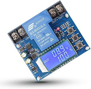 Low Voltage Disconnect, Icstation DC 6V-60V Low Voltage Cutoff with LCD Display 30A Low Voltage Protector Disconnect Switch Module Charging Discharging Protection Board for Lead Acid Lithium Battery