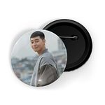 dhcrafts Pin Badges K-Drama Korean Actor Multicolour Park Seo-Joon D4 Glossy Finish Design Pack of 1