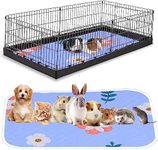 KAKOLOPT Guinea Pig Cage Liners Absorbent Bedding Reusable Washable Pet Mats For Rabbit Hamster Chinchillas Bedding Pet Mat for Small Animals Dog Cat Liners Potty Mat Guinea Pig Accessory