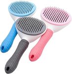 Dog Trust Cat Brush Dog Grooming Brush, Pet Hair Cleaner Brush| Soft Massage Comb Slicker Dogs Accessories for Shedding Removing Cleaning Short Long Haired Cats Kitten Puppy Rabbit