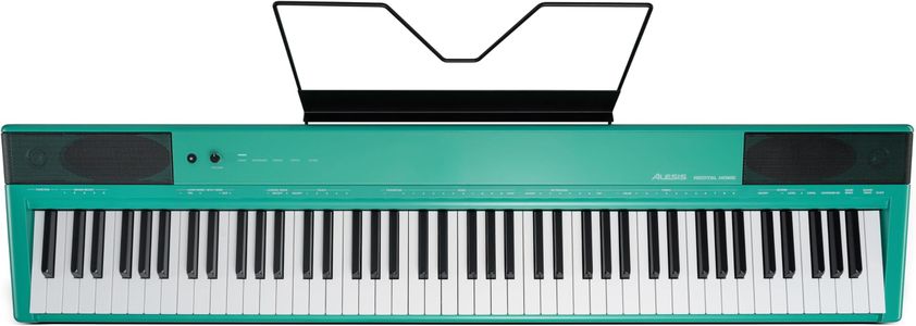 Alesis Recital 88-Key Digital Piano – Turquoise