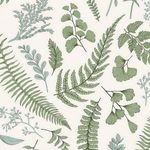 Reqfen 41CMX3M Peel and Stick Wallpaper Green Leaf Self Adhesive Wallpaper Botanical Wallpaper Removable Contact Paper Vinyl Film Stick Back Plastic Wallpaper for Bedroom Bathroom Living Room Cabinet