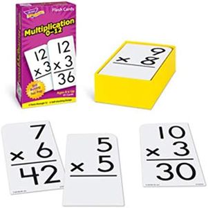 Multiplication 0-12 Flash Cards