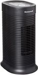 Honeywell AllergenPlus HEPA Tower Air Purifier, Airborne Allergen Reducer for Small Rooms, Reduces Allergens, Smoke, Wildfire Smoke, Pollen, Pet Dander and More, Black, HPA060