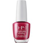 O.P.I Nature Strong Natural Nail Polish | A Bloom with a View Nail Lacquer (Red) | 15 ml | Long-Lasting, Glossy Nail Polish | Natural Origin, Vegan & Cruelty Free