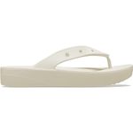 crocs Women's Classic Platform Flip W Bone Flop (207714-2Y2)