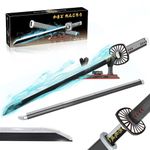 HIGH GODO Demon Slayer Sword, 39.3in Tanjirou Sword Building Set with Scabbard and Stand, Cosplay Anime Katana Sword Building Blocks, Collectible Gifts for Kids and Adults 8+ (759 Pieces)