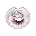 Self Adhesive Eyelash without Glue, False Eyelashes, Easy to Wear, Reuseable Eylashes, Soft & Comfortable Lightweight Natural Looking Eyelashes (Fairy-ZD01)