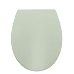 AQUALONA® Premium Thermoplastic Toilet Seat Soft Close Hardwearing Seat with One Button Hinge Release Oval Shaped Easy to Clean Simple Installation Top and Bottom Fittings (Sage - Oval Shaped)