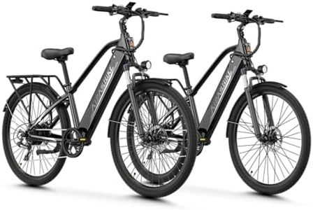 Aipas C1/C2 Electric Bike for Adults, 1100W Peak Motor, 62-Mile Range Ebike