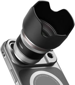 TELESIN 2X Telephoto Master Lens for iPhone 17 Pro Max with Hood, 105mm Authentic Portraits, 200mm Equivalent Optical Telephoto Extender, APP Pro EIS for Wildlife/Sports/Concert Portrait Photography