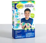 Steve Spangler Science Shape Gel Starter Kit – Hands-On Science Kit for Kids to Learn About Polymers, DIY Slime Kit for Classroom and Home Learning – STEM Activity for Ages 6+