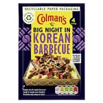 Colman's Big Night In Korean Barbecue Recipe Mix perfect with white rice for a takeaway-style family meal 45 g