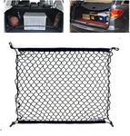 Car Cargo Net, Luggage Net Adjustable Elastic Organizer Net, Nylon Trunk Storage Net, Universal Fit for Car Boot Vehicle Van SUV (27.5'' x 27.5'')