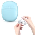 Automatic Nail Clippers with LED Lighting, 2 Speed Portable Nail File, Electric Cordless Nail Trimmer Cutter Tool, Portable Nail File for Children Elderly Adults Manicure (Generic Green)