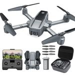 Holy Stone HS440D Drones for Adults with Camera 4K, Foldable GPS Drone with 20Mins Flight Time, Auto Return, Follow Me, Waypoints, 5G Transmission, Under 249g Easy for Beginners