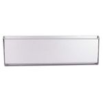 SKANDH Aluminium Silver 10" X 3" Inch Flap Letter Plate Mail Slot for Front Door