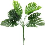 CATTREE Fake Plants, 28" Tall Faux Tropical Palm Tree Houseplants, Artificial Monstera Plant Trees for Home Decor Indoor Outdoor Garden Office House Living Room Wedding Greenery Decorations