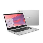 ASUS Chromebook C424 14" Full HD Notebook Computer, Intel Celeron N4020 1.1GHz, 4GB RAM, 64GB eMMC, Chrome OS, Silver