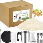 TRINIDa Candle Making Kit, Candle Making Supplies Include Soy Wax 2lb, Candle Wax Melting Pot, Candle Wicks, Wick Stickers and Metal Centering Devices, Candle Making Kits for Adults Beginner