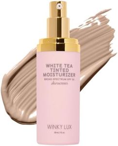 Winky Lux White Tea Tinted Moisturizer SPF 30 Sunscreen for Face with SPF, Makeup Face Moisturizer with Vitamin E, Light