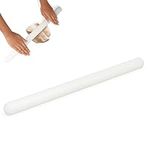 Kurtzy Polyethylene Rolling Pin - 50cm / 20 Inches - Large Non-Stick Professional French Roller - Smooth Tapered Baking Cylinder for Fondant, Pizza Dough, Pie Crust, Cookie, Pastry & Pasta