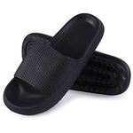 MoneRffi Pillow Slides for Women Men, Ultra-Soft Cloud Slides Slippers Cushioned, Non-Slip Massage Bathroom Shower Shoes, Unisex House Slippers Beach Sandals for Summer 9.5-10.5 women/8.5-9.5 men