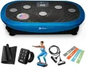 LifePro Rumblex Plus 4D Vibration Plate Exercise Machine - Triple Motor Oscillation, Linear, Pulsation + 3D/4D Motion Vibration Plate Machine - Whole Body Vibrating Plate for Fitness and Home Workout