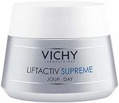 Vichy LiftActiv Supreme Moisturizing Anti-Aging, Anti-Wrinkle & Fine Lines Day Face Cream, for Normal to Dry Skin. Firms and Illuminates, Suitable for Sensitive Skin, 50mL (Packaging May Vary)