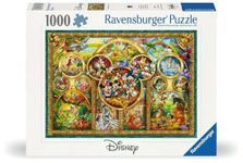 Ravensburger 12000469 – The most beautiful Disney themes – puzzle 1000 pieces – puzzle adults and children to patir 14 years old, Disney puzzle, Disney gift