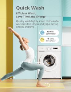 COMFEE 6kg Washing Machine – White Front Load Laundry Appliance