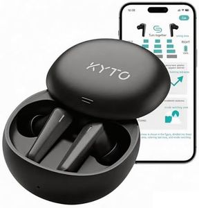 KYTO OTC Hearing Aids, Hearing Aids for Seniors with Bluetooth, Hearing Amplifier with APP for the Hearing Loss, Rechargeable Hearing Aid with 16-Channel Sound Processing 4 Volume and Noise Cancellation (Black)