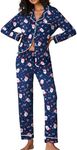 Ekouaer Pajamas Women's Long Sleeve
