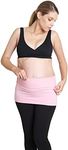 Maddie Moo Belly Band Seamless Maternity and Postpartum Shirt Extenders, Cotton, XX-Large- Pink