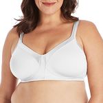 Playtex Women's 18 Hour Sensational Sleek Wirefree Full Coverage Bra #4803, White, 42DD