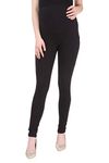 MomToBe Women's Regular Fit Maternity Leggings (Black, Medium)