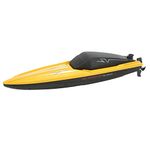 Dilwe RC Racing Boat, 2.4Ghz High Speed RC Racing Boat Simulation Remote Control Speedboat for Over 14 Years Old(Yellow)
