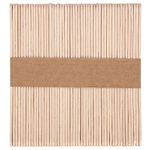 Vinsani 50pcs Natural Wooden Lolly Sticks – Smooth Craft Popsicle Kids Lollipop Sticks - Perfect for Desserts (Ice Creams, Cakesicles, Lollypops), Kids DIY Art Project and Crafts – 11.2 X 1CM