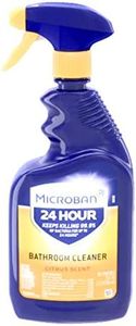 Microban 24 Hour Bathroom Cleaner and Sanitizing Spray, Citrus Scent - 32 Ounce (Pack of 4)4