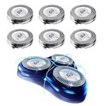 HQ8 Replacement Heads for Aquatec Shaver, HQ8 Blades for PT720 AT880 AT810, 8 Series Replacement Heads, 6-pc Pack