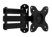 Mount-It! Full Motion TV Wall Mount with Articulating Arm for 13-30 Inch LCD, LED, Plasma TVs, VESA 100x100 and 75x75, 33 lb. Weight Capacity, MI-2042