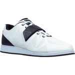 Core Weightlifting Shoes - Squat Shoes for Powerlifting, Crossfit, Deadlifting, Weight Training - Olympic Lifting Footwear with 0.67" Heels - Strap and Lace-Up Gym Shoes for Men and Women, White, 8