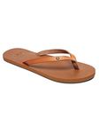 Roxy Women's Jyll Flip Flops, Brown Tan, 6 UK