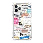 Lobtseyrem Christian Quotes Prayings Case Compatible with iPhone 11 Pro Max, Biblical Verse Postive Sayings Case for iPhone 11 Pro Max for Teens Men & Women, Trendy Cool TPU Bumper Phone Cover Case