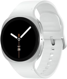 Samsung [Import Version] Galaxy Watch8 (40mm, Bluetooth, Silver) with 3nm Processor | Dual GPS | Sapphire Glass & Armor Aluminum | 5ATM & IP68 | BP, ECG, IHRN & Vascular Load Monitoring | Anti-oxidant Index