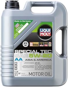 Liqui Moly 2259 Special Tec AA 5W-20 Synthetic Motor Oil, 5L