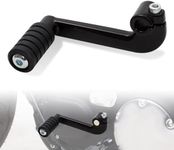 WOWTK Shift Lever + Shifter peg for Harley '04-'22 Sportster XL 1200 883 w/Mid-Controls,Black